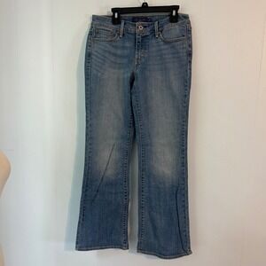 Levis Slight Curve Classic Boot Cut Jeans Womens 4/27 Medium Wash Blue Denim